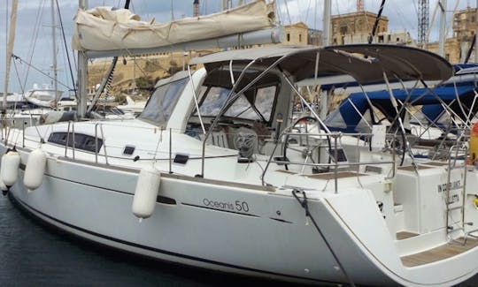 "In Compliance" Beneteau Oceanis 50 Cruising Monohull Rental in Il-Kalkara, Malta
