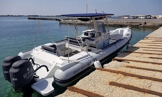 Private Cruise with "ALMYRA" Great White 10M Marina of Aliki