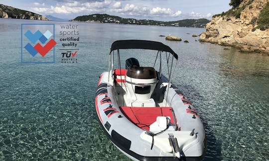 Rent our New Rib and explore Skiathos beaches!!