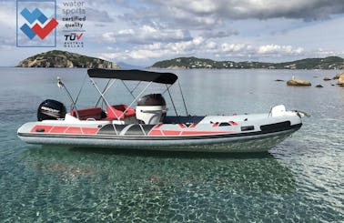 Rent our New Stingher 700GT Rib and Explore Skiathos beaches!!