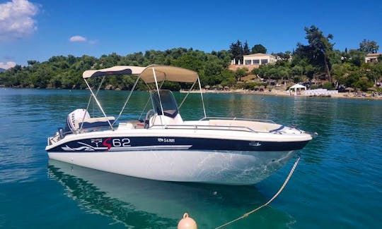 Hire the Jim Speedboat Trimarchi 62 S in Corfu, Greece