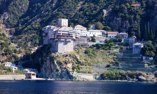 Book a Cruise around Halkidiki & Mount Athos for 8 person!