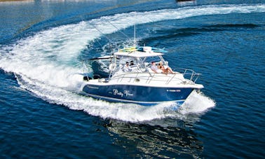 ¡Pesca o turismo en yate a motor de 32 pies en la provincia de Guanacaste!