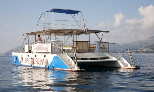 Cat 17 Power Catamaran Rental in Dubrovnik, Dubrovnik-Neretva County