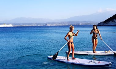 Aula e aluguel de SUP em Chania