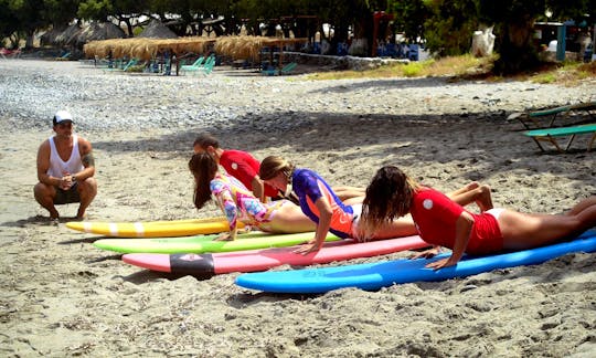 Surf lesson in Chania