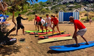 Surf lesson in Chania