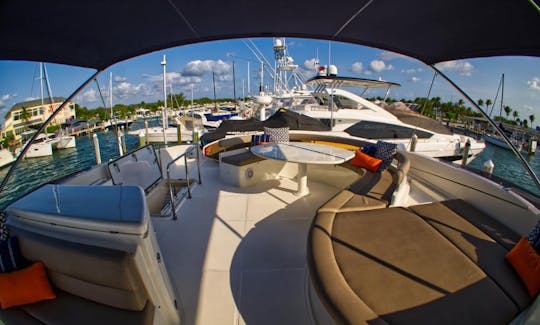 Charter 80' Ferretti Power Mega Yacht in Miami, Florida