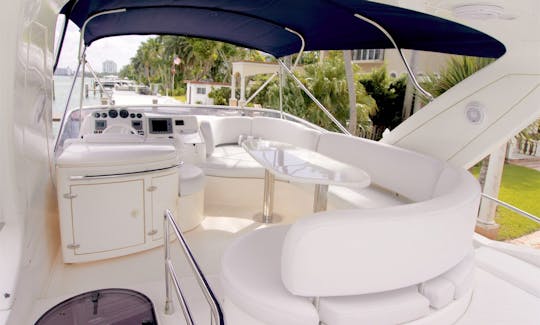 50' Azimut Motor Flybridge  Miami Beach, Florida! w/2 paddle boards