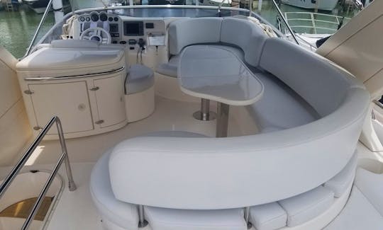 50' Azimut Motor Yacht with Flybridge in Miami Beach, Florida!