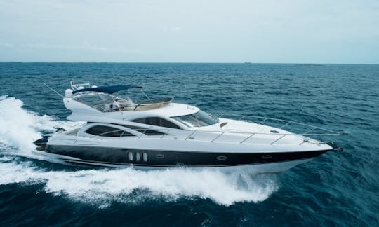 Charter 72' Sunseeker Manhattan Mega Yacht in Miami Beach, Florida