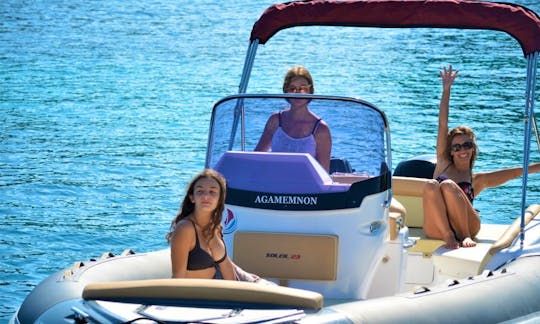 New Salpa Soleil 23 | Deluxe RIB Rental in Loggos, Paxos | available in all Ionian Islands