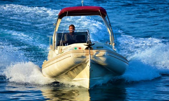 Solemar B22 Offshore | Deluxe RIB Hire in Loggos, Paxos | available in all Ionian Islands