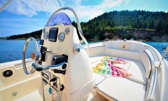 Scanner Envy 710 | Deluxe RIB hire in Loggos, Paxos | available in all Ionian Islands
