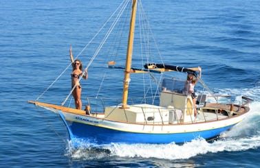 Our Aglaia |Traditional Wooden Boat Rental in Loggos, Paxos