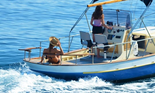 Traditional Wooden Boat Rental in Paxos