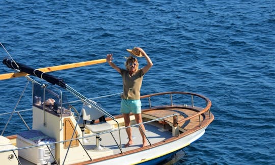 Traditional Wooden Boat Rental in Paxos