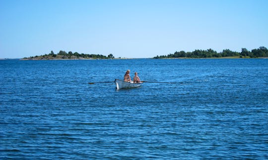Rowing boat/ skif for rent in Southern Sweden, Agunnaryd lake
