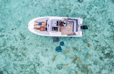 Bora Bora Private Boat Rental on Cap Camarat 25ft