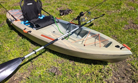 Fishing kayaks are stable and easy to paddle