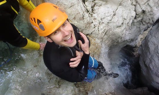 Experience a fairy tale adventure? Book Guided Canyoning Trip in Soča now!