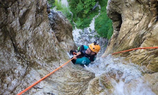 Looking for some thrill or want to experience a fairy tale adventure? Book Guided Canyoning Trip in Soča now!
