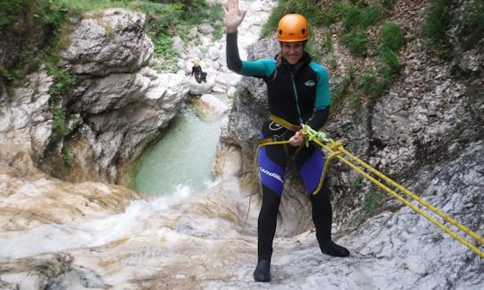 Experience a fairy tale adventure? Book Guided Canyoning Trip in Soča now!