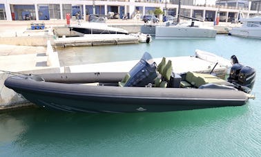 Hire Technohull GT 37 RIB with 2x300 Hp Verado Outboard in Elliniko, Greece!