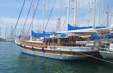 Sailing Gulet for Private Charter 12 People Capacity in Bodrum, Turkey