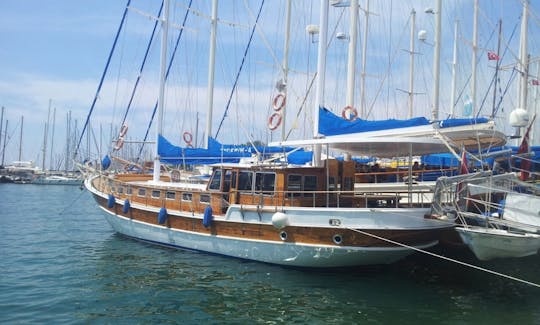 Sailing Gulet for Private Charter 12 People Capacity in Bodrum, Turkey