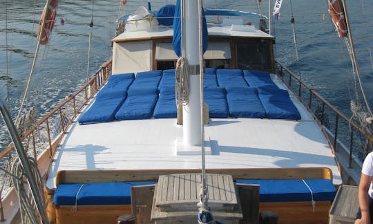 Sailing Gulet for Private Charter 12 People Capacity in Bodrum, Turkey