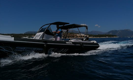 Explore 32' Storm RIB em Meganisi, Grécia