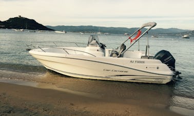 Motor Boat Rental Cape Camarat 650 in Campomoro