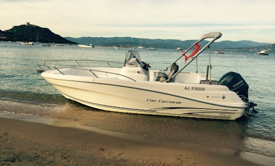 Motor Boat Rental Cape Camarat 650 in Campomoro