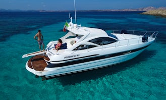 43' Pershing Motor Yacht for a charter in Costa Smeralda - Archipleago Maddalena Islands area - Sardinia, Italy