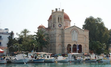 Viagem diária de Atenas a Aegina - Ilhas Moni e Poros com Nimbus T11