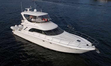 Great Deal! Sea Ray Sedan Bridge 56 Ft Yacht for Rent in Cartagena, Colombia.