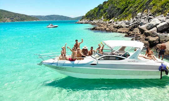 30' Thunder Real Open Speedboat Rental in Arraial do Cabo, Brazil