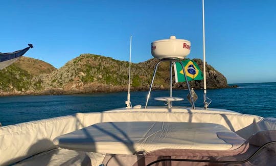 47' Azzera Azimut Motor Yacht Rental in Arraial do Cabo, Brazil