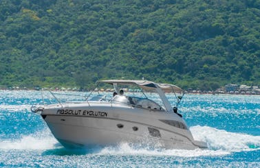 Charter the 34ft 'Potiguar' Solara Motor Yacht in Arraial do Cabo, Rio de Janeiro, Brazil