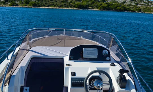 Atlantic 730 Sun Cruiser Powerboat in Tribunj, Croatia! Rent with or without a Skipper!
