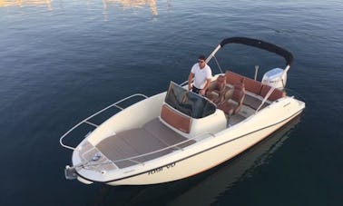 Hire Quicksilver Activ 675 Powerboat in Vodice, Tribunj, Tisno