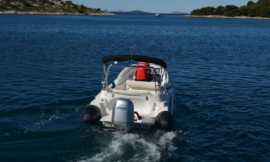 Drive the ZAR Formenti 75 Rigid Inflatable Boat in Tribunj