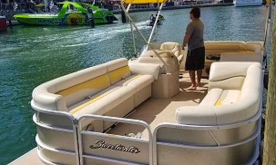 24' Seawater Pontoon - Boat Party in Miami