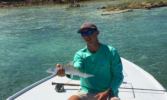 Bonefishing and Reef Fishing Trip in Spanish Wells with Captain Bently!
