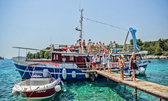 Full Day Wooden Boat Tour in Trogir Riviera