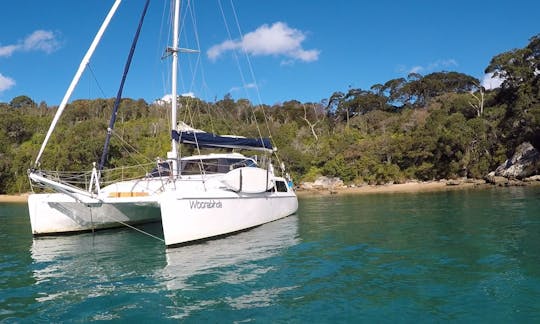 Sailing Sydney Harbour onboard Seawind Sailing Catamaran