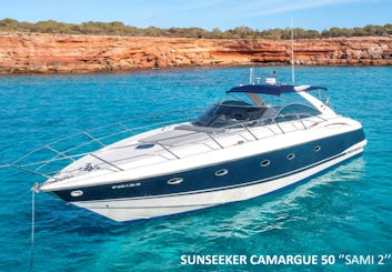 Alquiler de yate a motor Sunseeker Camargue 50 en Ibiza, Illes Balears con Concierge 💎
