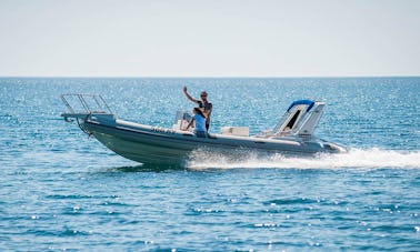 Speedboat Tours around the Rovinj Archipelago with Ragusa 750 RIB