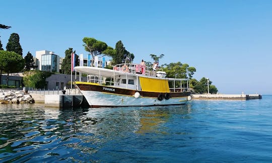 Private Boat Excursion for up to 46 passengers in Rovinj